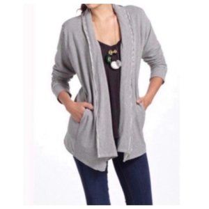Dolan T-shirt Open Cardigan Striped Cardigan